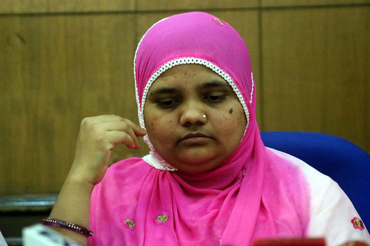 New Delhi: Gang-rape victim Bilkis Bano during a press conference in New Delhi, on May 8, 2017.  Bano was 19 years old and pregnant when she was subjected to the horror during the 2002 Gujarat riots. (Photo: IANS)