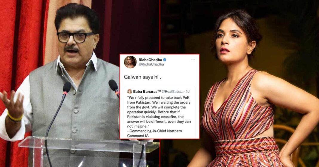 richa-chadha-in-trouble-over-galwan-tweet-ashoke-pandit-files-police-complaint-001-1068x561