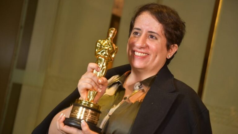 After winning the Oscar, Guneet Monga returned to India