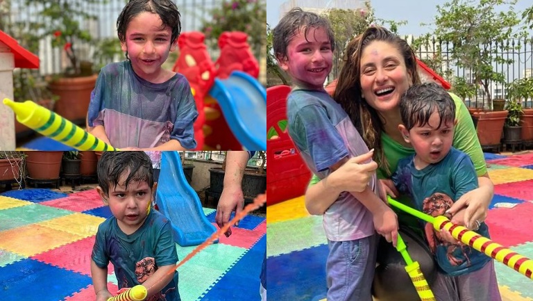 Kareena Kapoor Shares Colourful Photos Of Taimur And Jehangir From ...