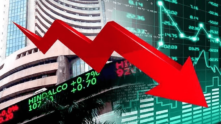 The Sensex closes in the red at 57,982 and the Nifty at 17,043