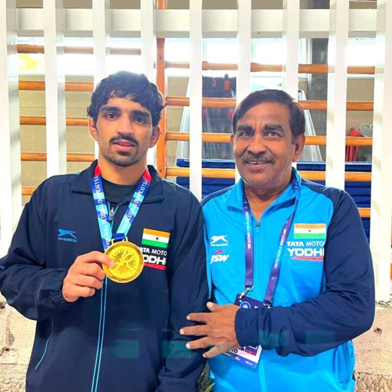 Aman Sehrawat wins gold in the Asian Wrestling Championships