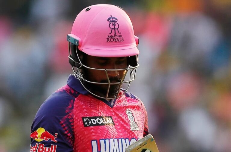 RR Captain Sanju Samson was fined 12 lacs for violating the IPL Code of Conduct