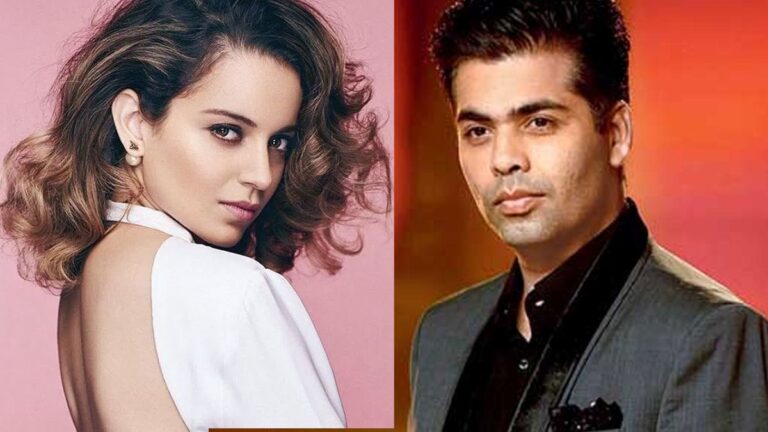 In response to Karan Johar’s most recent post, Kangana Ranaut says “Aage aage dekho hota hai kya”