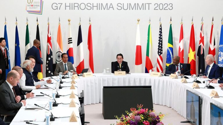 G7 calls on China to put pressure on Russia to end the war in Ukraine