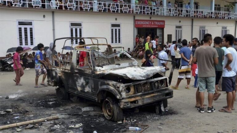 Manipur violence erupts once more: four people are killed in Churachandpur, and a tax assistant is killed in Imphal