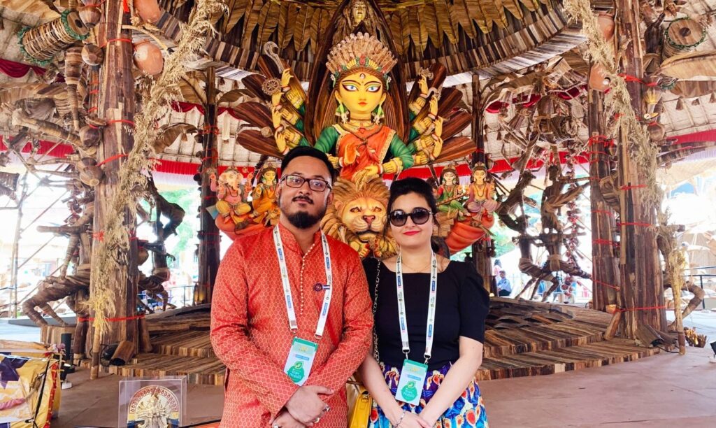 Coach (Prof.) Debayan Bose with his partner (spouse), Swagata Choudhury